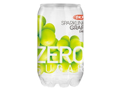 Okf Sparkling Drinks - Grape Zero - 350ml x 24 Pack