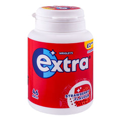 Wrigley's - Extra - Strawberry Chewing Gum Bottle 46g x 6 Pack