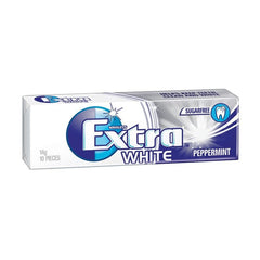 Wrigley's - Extra - White Pepper Mint Chewing Gum 14g x 10 pcs
