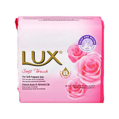 Lux French Rose And Almond Oil Soap 3X80g