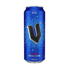 V Energy Drink Blue Can 500ml x 24 Pack