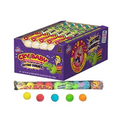 Cry Baby Nitro Sours Extra Sour Bubble Gum Candy 65g * 24 Pack