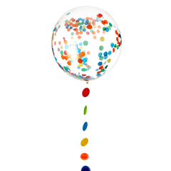 Unique Party Confetti Balloon Kit 24 inch 1pcs