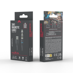 Maxlife Nylon Cable 3in1
