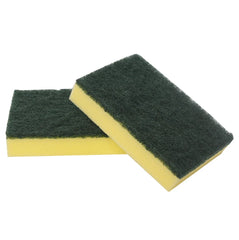 10Pk Sponge Scourers Standard 15 × 10 cm