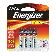 Energizer Battery 4pk AAA