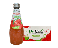 Dr Basil Nata De Coco Fruit Drink - Strawberry 290ml * 24 Pack