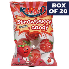 KAPRI STRAWBRY CANDY18G 4PC*20