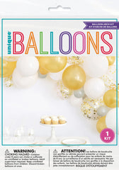 Asst Clr W/Confetti Bln Arch Kit