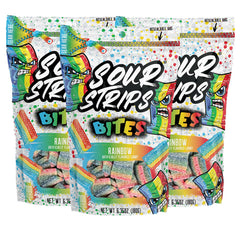 Sour Strips Candy Bag 96g * 12 Pack - Pink Lemonade