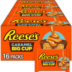 Reese Big Cup Caramel Chocolate Peanut Butter Cups 34g * 16 Pack
