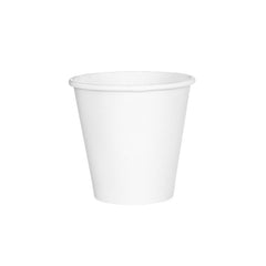 8oz Single Wall 90Mm Uni Cup White 50pcs