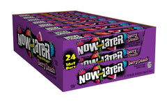 Now & Later Chewy Berry Smash Candy 69g * 24 Pack
