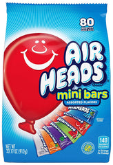 Airhead Mini Bars Assorted Flavours Bag 912g