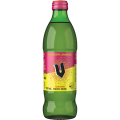 V Energy Drink Raspberry Lemonade 24 X 350ml Bottles