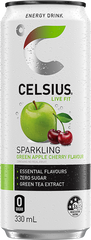 330ML CELSIUS GRN APPL CHERRY
