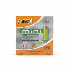Bic Mini Lighter Adsorted Color - 50 Pack