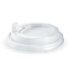 12oz Sipper Coffee Cup Lid White PS 90mm 1000pcs