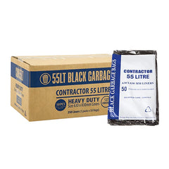 Bundle Contractor Garbage Bag 55lt 5x50pc