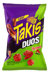 Barcel Takis - Duo - Hot Chilli Pepper Lime & Watermelon Popcorn 86g x 20 Pack