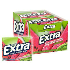 Wrigley's - Extra - Watermelon Chewing Gum 15 Sticks x 10 Pack