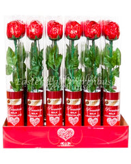 Famous Makers Milk Chocolate Rose Cylinder 18g * 24 Pack