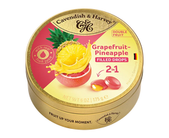 Double Fruit Drops Grapefruit With Pineapple Filling