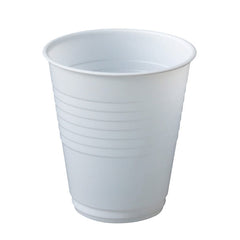 Bundle White Plastic Dispenser Cup 6oz 1000pcs