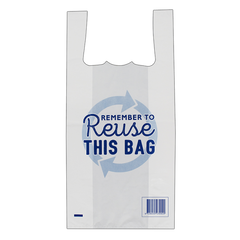 Bundle Huhtamaki - Printed Reusable Singlet Bags Medium 10x100pcs