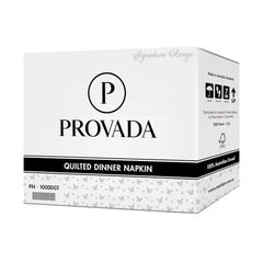 Provada- 2ply 100sht White GT Fold Quilted Dinner Napkin 40x40cm