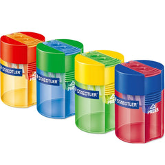 Staedtler Two Hole Sharpener Assorted Colours