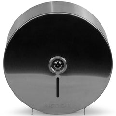 Nab Clean - Stainless Steel Jumbo Toilet Roll Dispenser with Key
