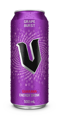 V Energy Drink Grape Zero Sugar 500ml x12 Can