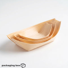 Lemon & Lime - Wooden Serving Boat 20pk