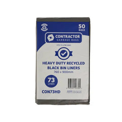 Contractor - Garbage Bags - Heavy Duty Bag Liners 73L 50pcs