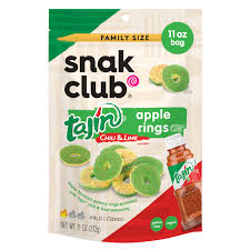 Snak Club Tajin Chili & Lime Apple Rings 142g * 6 Pack