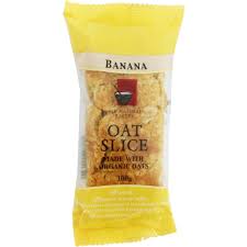 All Natural Bakery Bars Oat Slice - Banana 100g