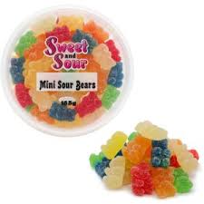 Sweet N Sour Tub - Mini Sour bears 165g