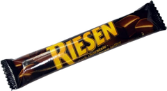 Riesen Dark Chocolate Chewy Toffee Bar 45g * 24 Pack