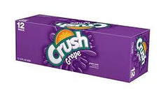 Crush - Grape Soda Can 355ml x 12 Pack