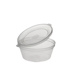 Benxon Clear Sauce Container Hinged Lid 50Cc 100pcs