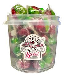 Rosey Apple Lollipops Tub 100 Pieces