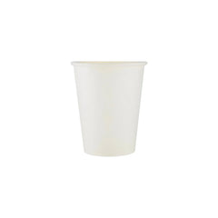 Bundle 8oz Single Wall 80Mm White Coffee Cup 1000pcs