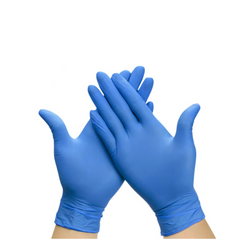 Astrada Nitrile Gloves Powder Free Blue Large 100pcs