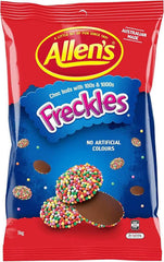 Allen's Freckles Lollies Bag 1kg x 6 Pack