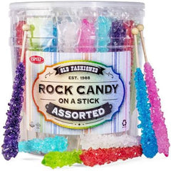 Espeez Rock Candy Assorted Crystal Sticks Tub 22g * 36 Pack
