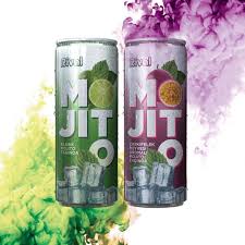 Mojito - Passion Fruit Soda Can 250ml x 24 Pack