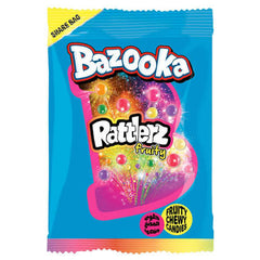 Bazooka Rattlerz Fruity Chewy Candy 100g * 12 Pack