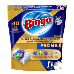 Bingo Pro Max Dishwashing Capsule Pro 40pcs