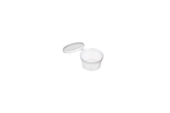 Food Grade 28Cc Round Hinged Lid Container 1000pcs